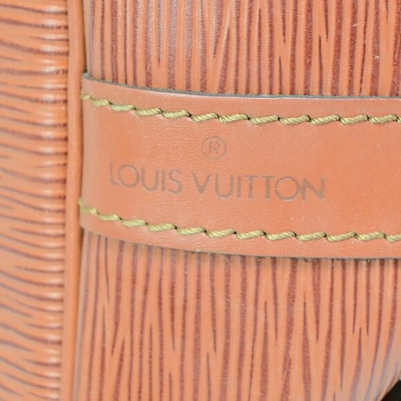 LOUIS VUITTON Petit Noe Drawstring Shoulder Bag Epi Leather Brown - Picture 12 of 16